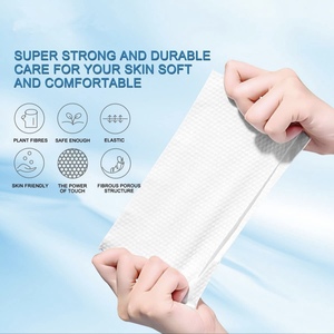 Lingettes nettoyantes pour les <span class=keywords><strong>mains</strong></span> <span class=keywords><strong>et</strong></span> le visage en coton doux biologique Oem 100%/90% Lingettes nettoyantes jetables pour le maquillage <span class=keywords><strong>de</strong></span> salon spa - Product Image 3