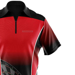 Gran oferta sublimación personalizada 100% poliéster Dart Jersey hombres ropa Dart Polos diseño para jugadores de dardos - Product Image 5