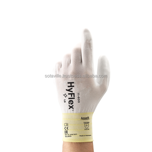 Gants de protection des mains les plus vendus avec revêtement en PU et doublure en nylon, offrant une protection, une sensibilité tactile élevée et un confort - Product Image 4