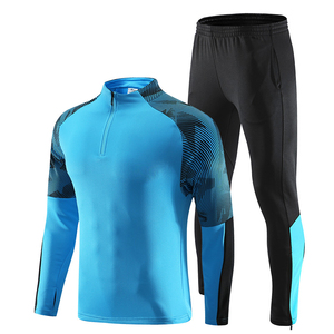 Chándal de equipo de fútbol para hombre, chándal de entrenamiento de fútbol, chándal de 2 piezas para correr, conjunto de Fitness - Product Image 6
