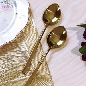 Ensemble de couverts en acier inoxydable écologiques de qualité supérieure avec finition polie brillante, prise en main confortable et design contemporain élégant - Product Image 3