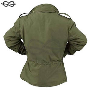 Chaqueta de campo para hombre Chaquetas de campo vintage de algodón verde oliva Diseño clásico Bolsillos utilitarios Aventuras al aire libre Uso diario - Product Image 6