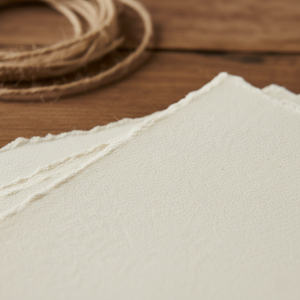 Wholesale A1 Handmade Cotton <b>Paper</b> <b>Wedding</b> Cards 250 GSM Deckled Edge <b>Paper</b> Craft <b>Invitation</b> card OEM Direct Factory 23x33" - Product Image 2