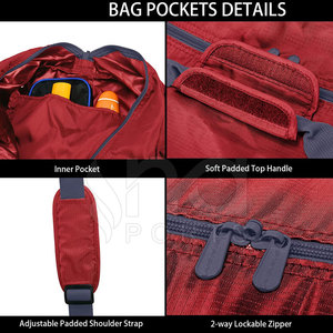 Bolsa de equipo deportivo multiusos, práctica bolsa de equipo deportivo con gran espacio y estructura ligera para un fácil transporte - Product Image 6