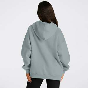 Sweat à capuche surdimensionné pour femme 3D Puff Print Casual Heavyweight Drop-Shoulder Polyester Fleece Sweat à capuche respirant pour femme - Product Image 5