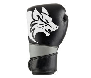 Gants de boxe en cuir PU de qualité supérieure de couleur professionnelle personnalisés en usine Gants d'entraînement pour les arts martiaux - Product Image 2