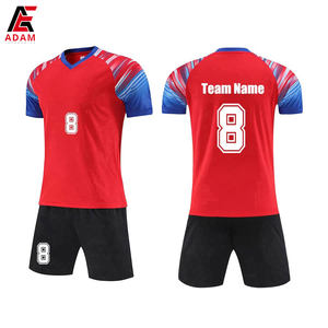 Nouveau maillot de Football OEM de haute qualité, nouveau Design personnalisé, uniformes de Football, ensemble de deux pièces - Product Image 3