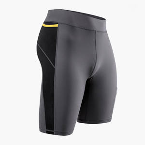 Pantalones cortos de entrenamiento de compresión de verano de secado rápido para hombre, pantalones cortos deportivos de Spandex estampados ecológicos para gimnasio, servicio OEM al por mayor - Product Image 4