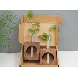 Premium Customizable Office Agenda 2-<b>Bark</b> Planters <b>Cork</b> Occasional Gift Combos Eco-friendly Business Promotional Gifts - Product Image 1