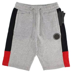 Wholesale Price Oversized Neck Street Wear Summer <b>Men</b> Twin Sets Top quality Short Set Color Block <b>T</b>-<b>Shirt</b> and Fleece Shorts - Product Image 5