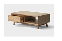 Table basse extensible en bois massif, style minimaliste moderne, avec hauteur réglable, pour salon, meubles de maison