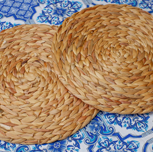 Top Pick <b>Placemat</b> From <b>Blue</b> Lotus Vietnam Eco-friendly Service Handmade Wholesale <b>Placemat</b> Square Rattan <b>Placemat</b> Water Hyacinth - Product Image 3