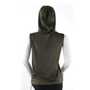Wholesale Light Weight <b>Sleeveless</b> Crop <b>Hoodie</b> Ladies Windproof High Quality Casual Wear Breathable <b>sleeveless</b> <b>hoodie</b> - Product Image 6