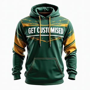 Sudaderas Personalizadas Duraderas para Hombre, Estilo Holgado, Mezcla de Algodón, Sublimadas, Ropa Urbana Informal, Sudadera con Capucha de Moda - Product Image 1