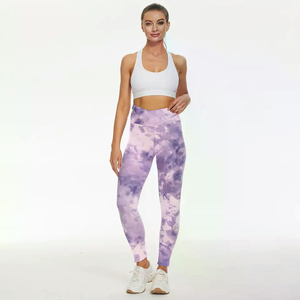 Lupin feutre en gros femmes sport serré Leggings vente chaude vêtements de sport sans couture Leggings course Fitness Yoga pantalon Leggings - Product Image 2