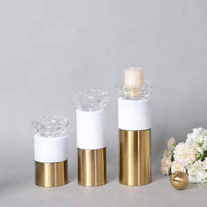 Candelabro Centro DE MESA DE BODA Portavelas 2023 Nueva colección Vela hecha a mano para decoración del hogar y la boda a precio asequible - Product Image 6