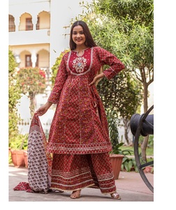 Sharara ล่าสุดที่มีขนาดที่กำหนดเองสำหรับผู้หญิงผู้ส่งออกของนักออกแบบ Sharara สำหรับผู้หญิงที่อยู่ในอินเดียคอลเลกชันใหม่ - Product Image 5