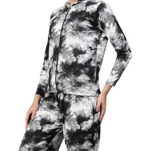 Survêtements pour femmes, nouvelle arrivée, meilleure qualité, conception personnalisée OEM, 100% coton, sweat-shirt à capuche et pantalon de jogging - Product Image 2