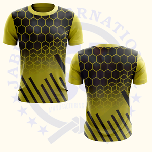 T-shirts d'été 100% coton de style décontracté pour hommes, imprimés en relief, surdimensionnés, col rond, Offre Spéciale avec options de bricolage - Product Image 3