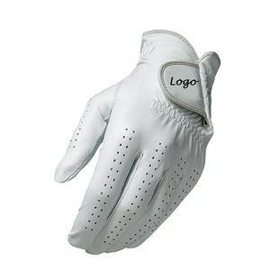 Gants de golf professionnels en cuir véritable, respirants, durables, antidérapants et imperméables, faciles à porter, avec logo personnalisé, vente en gros - Product Image 4
