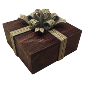Caja de almacenamiento decorativa de diseño elegante, caja de madera de mango marrón de Calidad exclusiva, regalo perfecto para fiesta de boda y cualquier evento - Product Image 2