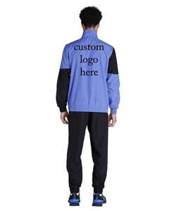 Survêtement Marque Privée Logo Personnalisé Jogger Deux Pièces Ensembles Hommes Survêtement Survêtement Ensemble Slim Fit Zipper 2 Pièces Survêtement Homme - Product Image 6