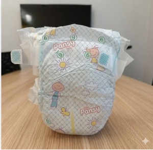 Couches-culottes Pansy pour bébé, haute qualité, super absorbantes, anti-fuites 3D, tissu non tissé uni, fabriquées en Turquie, SAP du Japon - Product Image 1