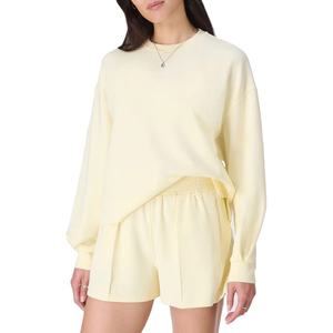 ชุดเซ็ต 2 ชิ้น คุณภาพสูง สำหรับฤดูหนาว ทรงโอเวอร์ไซส์ กางเกงขาสั้นผู้ชาย แขนยาวแบบดรอปโชว์เดอร์ ผ้าฟลีซ เป็นมิตรกับสิ่งแวดล้อม แห้งเร็ว สวมใส่สบาย - Product Image 3