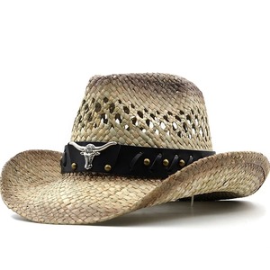 Sombrero de Jazz de mediana edad y ancianos Sombrero de lino de playa para hombres y mujeres Sombrero de protección solar para exteriores de primavera y verano - Product Image 3
