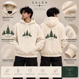 Christmas Hoodie Men's Vintage Graphic Fleece Oversized Holiday Sweatshirt Winter Streetwear Wholesale - Product Image 4