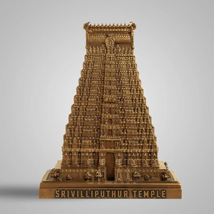 Srivilliputhur andal ของวัด1ฟุตอนุสาวรีย์โลหะทำด้วยมืองานฝีมือที่เป็นมิตรกับสิ่งแวดล้อมสำหรับงานแต่งงานวันเกิด Diwali - Product Image 1