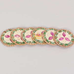 Posavasos hecho a mano de ratán ecológico con patrón personalizado, estilo moderno para decoración del hogar de Vietnam - Product Image 2