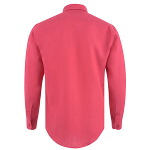 Camiseta roja de talla grande de poliéster y algodón en blanco liso para hombre al por mayor personalizada para hombre - Product Image 2