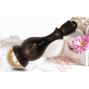 100% Original Kansa Wand Indian Manufactured Masseur Facial Manuel avec Double Massage Du Visage Avantages Conception De Forme Ovale - Product Image 4