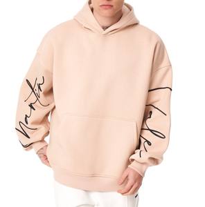 Sweat-shirt à capuche en coton avec logo personnalisé pour hommes, couleur géométrique personnalisable pour le service d'hiver OEM - Product Image 4