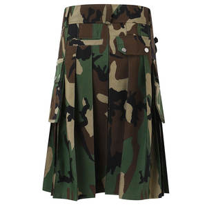 Impression personnalisée Kilts de camouflage à bas prix Vêtements musicaux Kilts de camouflage Kilts de camouflage durables - Product Image 4