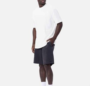 T-shirt ample pour homme en coton/polyester, style streetwear, coupe oversize, épaules tombantes, motif uni, design vierge épais et respirant - Product Image 6