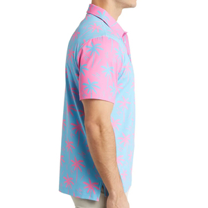 เสื้อโปโลผู้ชายผ้าเนื้อนุ่มใส่สบาย พิมพ์ลายแบบซับลิเมชั่น สินค้าขายดี เสื้อโปโลซับลิเมชั่นผู้ชายไซส์ใหญ่ - Product Image 3