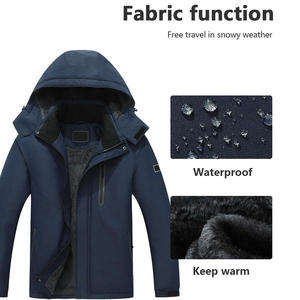 Fournisseur OEM Vestes de ski personnalisées pour l'hiver Manteau coupe-vent en tissu imperméable respirant avec impression de marque privée - Product Image 4