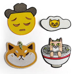 Écussons brodés sur mesure Écussons de broderie en fer cousus Écusson de broderie auto-adhésif personnalisé pour vêtements - Product Image 3