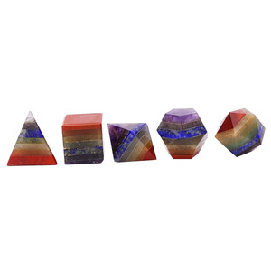 ชุดหินเรขาคณิต,เซ็ตหินเจ็ดรูปเรขาคณิตหินจักระชุดหินเรขาคณิตหินธรรมชาติที่ศักดิ์สิทธิ์ - Product Image 5