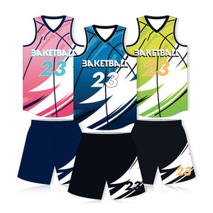 ชุดบาสเก็ตบอลผู้ใหญ่ไซส์ใหญ่แบบระบายอากาศได้ดี ซับเหงื่อ แห้งเร็ว ขายส่ง ฤดูร้อน สไตล์วินเทจ - Product Image 1