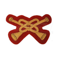 Badge de blazer en bullion personnalisé, emblème de veste personnalisé, badge de blazer en bullion, épingle décorative classique pour blazers