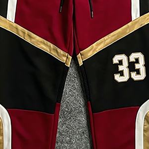 Ensemble veste et pantalon coupe ample zippée 100 % nylon sur mesure de haute qualité, style streetwear, color block, deux pièces, coupe-vent, survêtement - Product Image 5