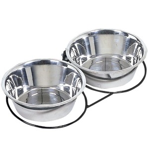 Comedero Soporte Pared Perro Doble-Talla L - Product Image 1