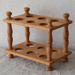 Farmhouse Stackable Wood <b>Egg</b> Holder Fresh <b>Egg</b> <b>Storage</b> Wooden <b>Egg</b> Holder - Product Image 6