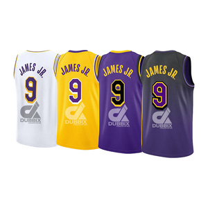 Nuevas Camisetas de Baloncesto 9 James para Hombre 2025, Alta Calidad, 100% Poliéster, Conjuntos de Manga Corta 3D, Listas para Enviar al por Mayor - Product Image 2