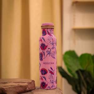 Botella de Cobre Ayurvédica Tradicional Más Vendida para Agua Desintoxicante y Mejora de la Digestión en el Hogar y Hoteles, Precio de Exportación - Product Image 1