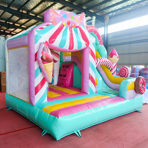Casa hinchable inflable de helado de grado comercial con tobogán Juegos al aire libre Combo Nuevo diseño Candy Jumping Castle <span class=keywords><strong>en</strong></span> venta - Product Image 6