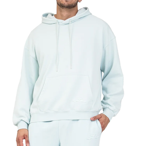 Sweat-shirts à capuche sur mesure, 100% coton molletonné, de haute qualité, surdimensionnés, unis, pour hommes - Product Image 6